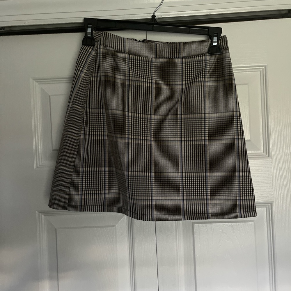 PLAID SKIRT
